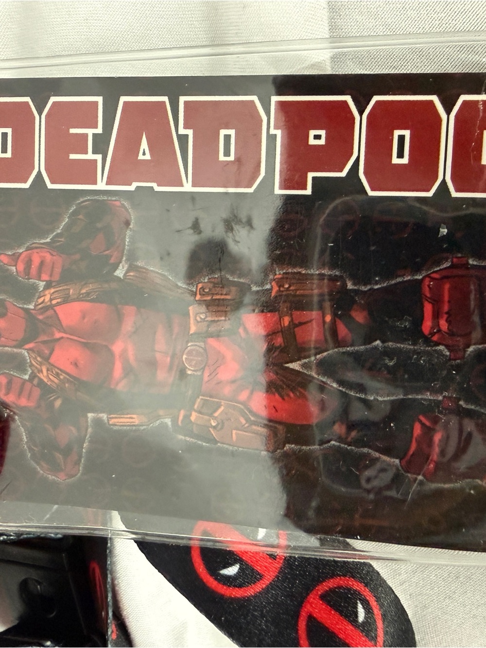 Deadpool Themed Lanyard ID Badge Holder Superhero Movie Keychain Neck Strap - Picture 2 of 10